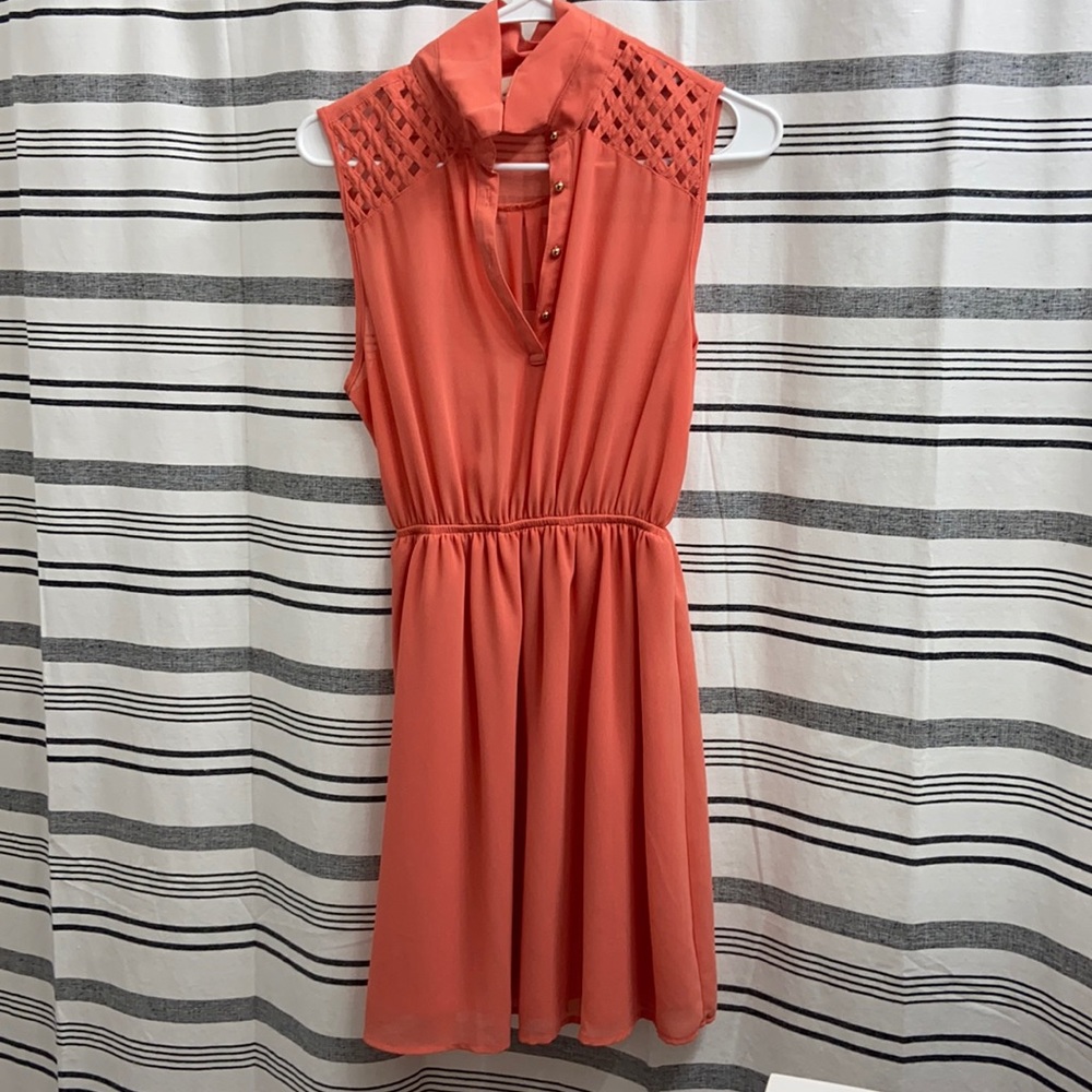 Peach dress